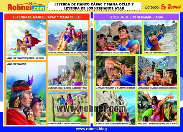 La Leyenda De Manco Capac Y Mama Ocllo Y La Leyenda De Los Hermanos Ayar